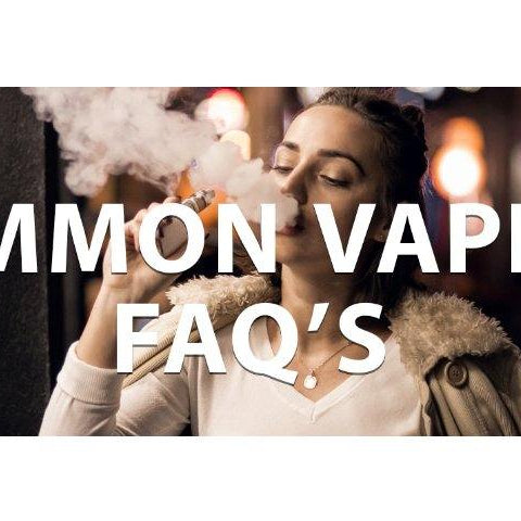 Common Vaping FAQ's - I Love Vapour