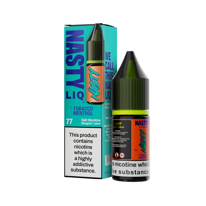 Tobacco Menthol Nic Salt By Nasty Liq