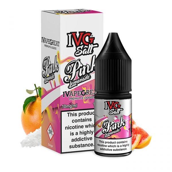 IVG Pink Lemonade 10ml - I Love Vapour nic salts IVG