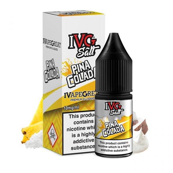 IVG Nic Pina Colada 10ml - I Love Vapour nic salts IVG