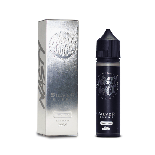 SILVER BLEND ELIQUID BY NASTY JUICE TOBACCO SERIES E-Liquid 50ml Short Fill - I Love Vapour E-Juice nasty juice