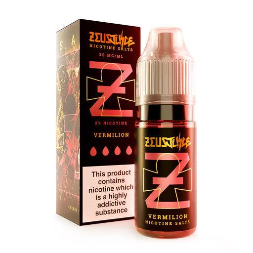 VERMILION NICOTINE SALT BY ZEUS JUICE - I Love Vapour