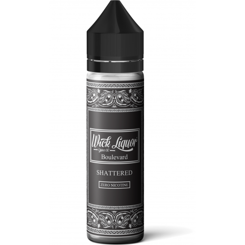 Wick Liquor Boulevard Shattered E-Liquid Shortfill 50ml - I Love Vapour E-Juice Wick Liquor