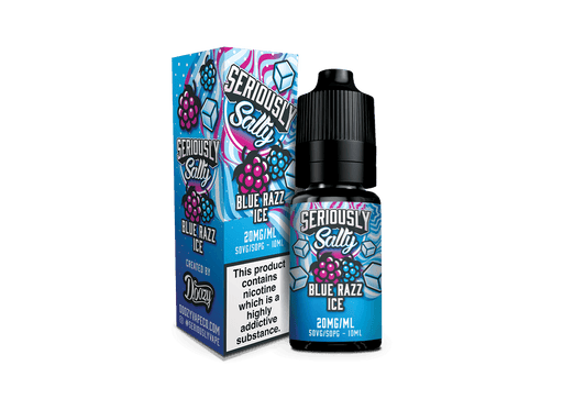 Seriously Salty Blue Razz Ice Nic Salt E-Liquid - I Love Vapour