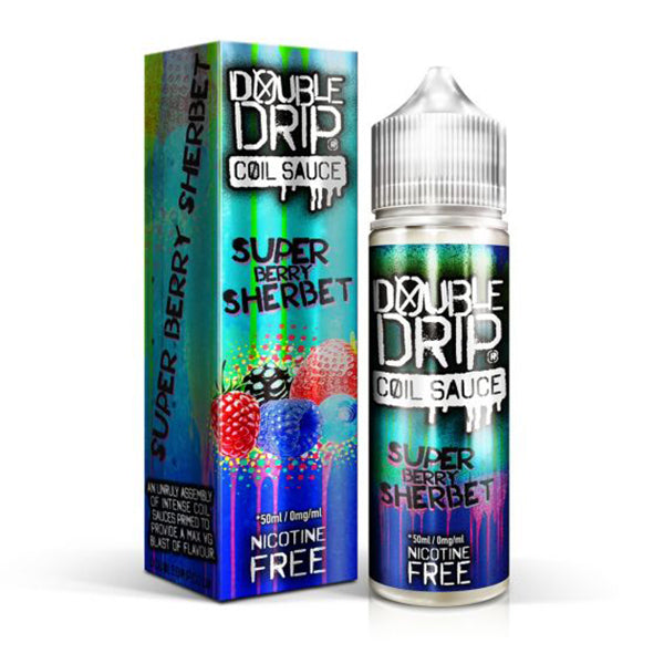 SUPER BERRY SHERBET BY DOUBLE DRIP E-LIQUID 50ML SHORTFILL