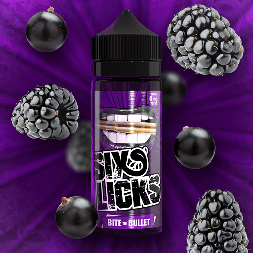 BITE THE BULLET BY SIX LICKS 100ML short fill - I Love Vapour E-Juice Six Licks