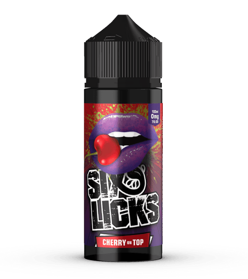 Cherry on top BY SIX LICKS E-Liquid 100ml ShortFill - I Love Vapour