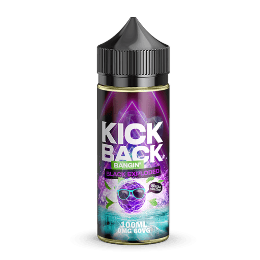 Kick Back Bangin Black exploded 100ml E-Liquid - I Love Vapour E-Juice kick back