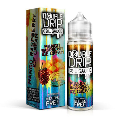 Double Drip Mango Raspberry Ice Cream E-Liquid 50ml Short Fill - I Love Vapour E-Juice Double Drip