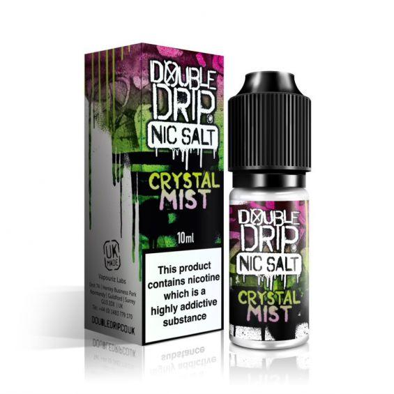 Double Drip Crystal Mist Nic Salts E Liquid 10ml - I Love Vapour nic salts Double Drip