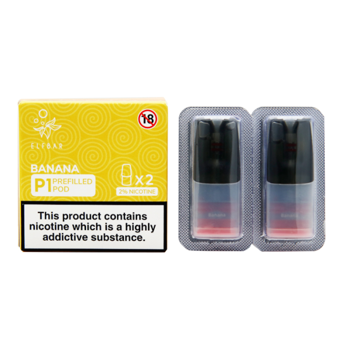 ElfBar Mate500 P1 Prefilled Pods By Elf Bar x 2 Cartridge Per Pack