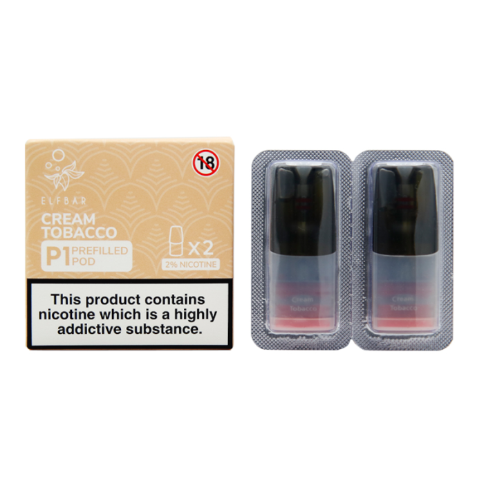 ElfBar Mate500 P1 Prefilled Pods By Elf Bar x 2 Cartridge Per Pack