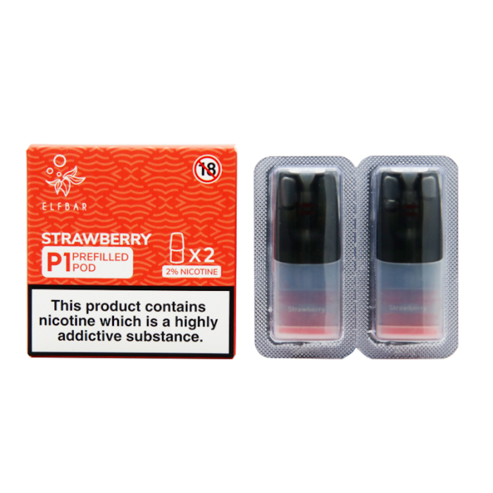 ElfBar Mate500 P1 Prefilled Pods By Elf Bar x 2 Cartridge Per Pack