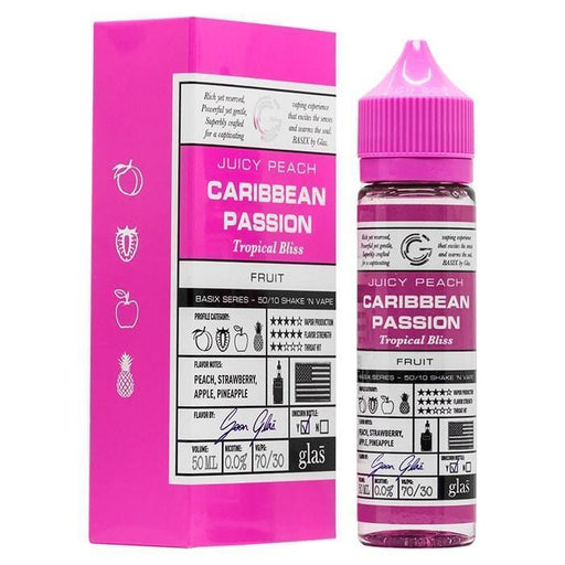 Glas Basix Series - Caribbean Passion E-Liquid 50ml Short Fill - I Love Vapour E-Liquid glas