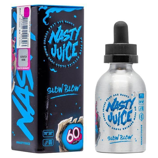 Nasty Juice - Slow Blow  E-Liquid 50ml Short Fill - I Love Vapour E-Juice nasty juice